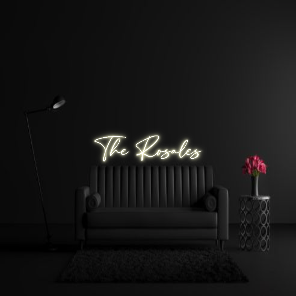 CREATE YOUR OWN WEDDING NEON SIGN The Rosales