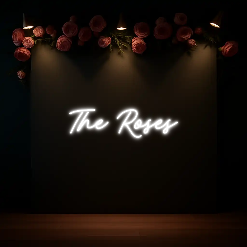 CREATE YOUR OWN WEDDING NEON SIGN The Roses