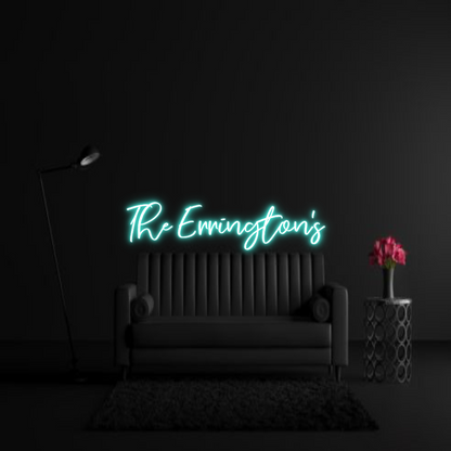 CREATE YOUR OWN WEDDING NEON SIGN The Errington’s