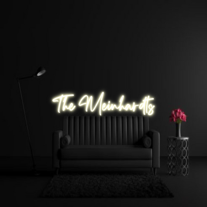 CREATE YOUR OWN WEDDING NEON SIGN The Meinhardts