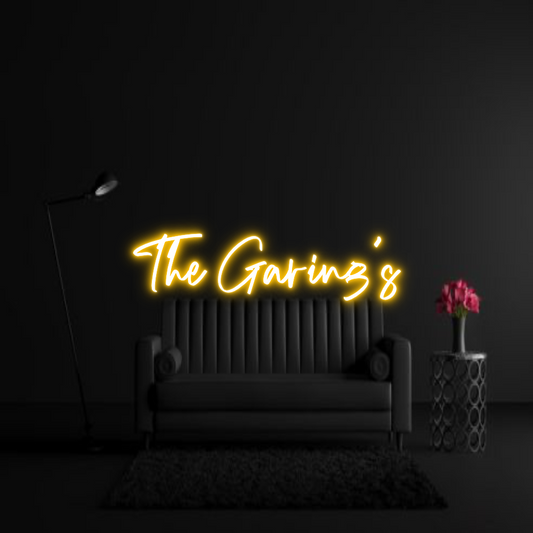 CREATE YOUR OWN WEDDING NEON SIGN The Garing’s