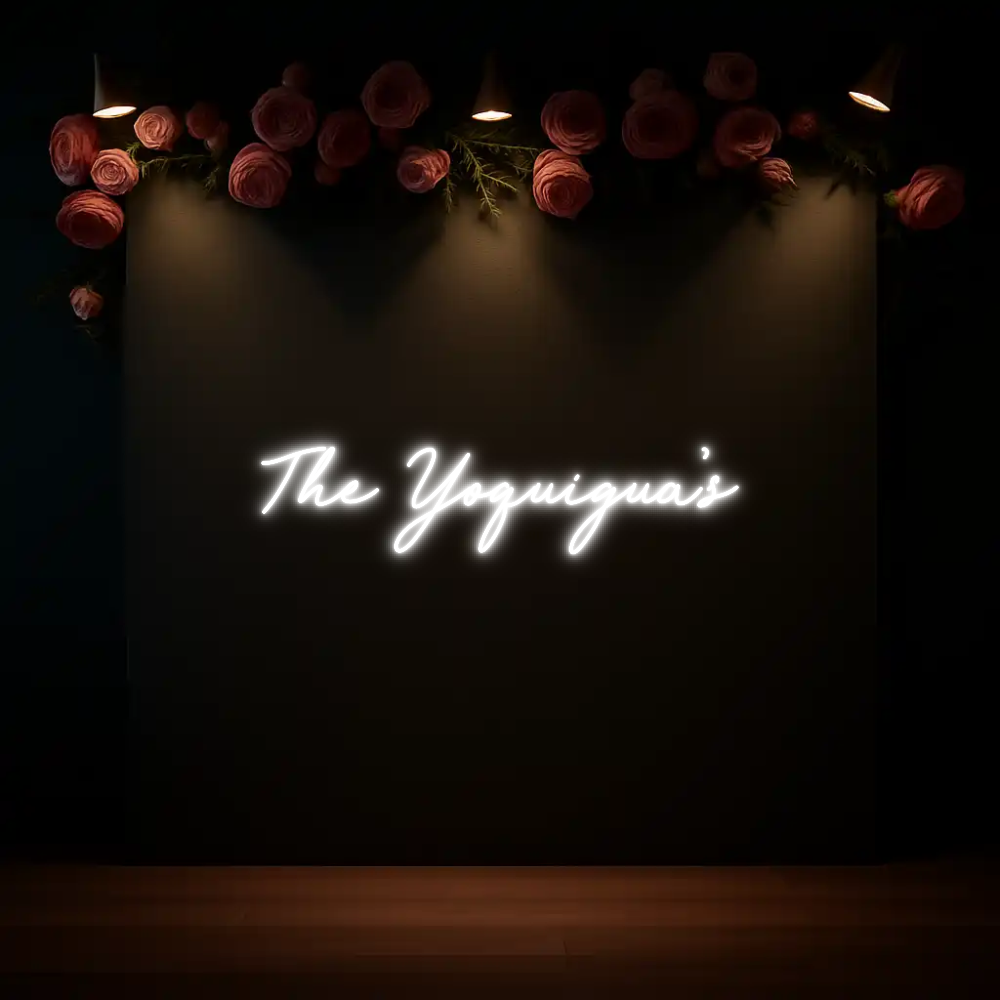 CREATE YOUR OWN WEDDING NEON SIGN The Yoquigua’s