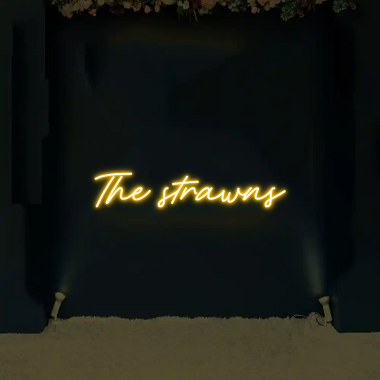 CREATE YOUR OWN WEDDING NEON SIGN The strawns