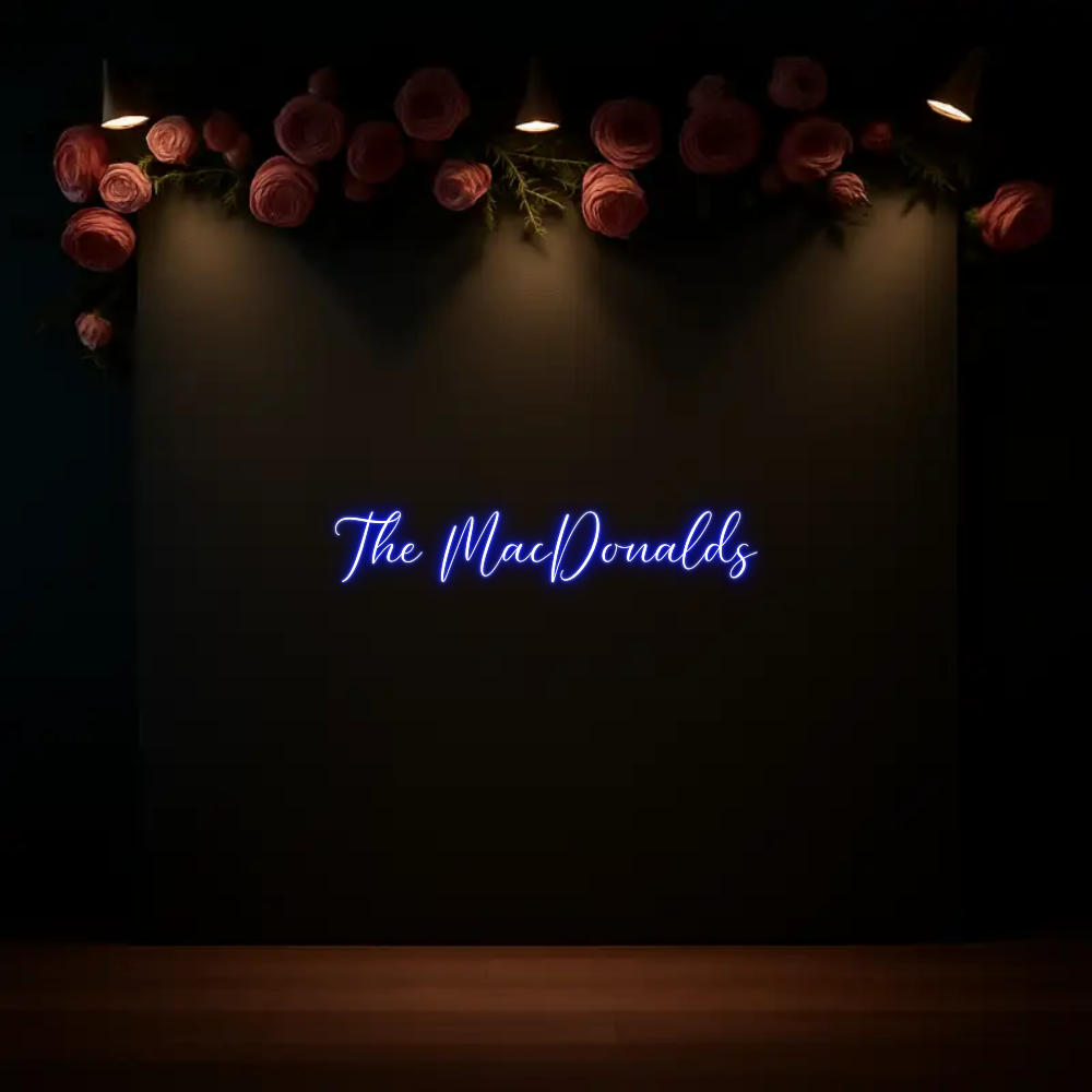CREATE YOUR OWN WEDDING NEON SIGN The MacDonalds