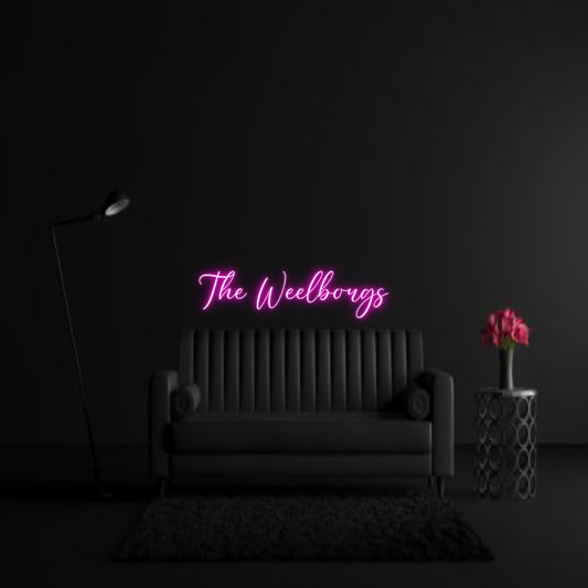 CREATE YOUR OWN WEDDING NEON SIGN The Weelborgs