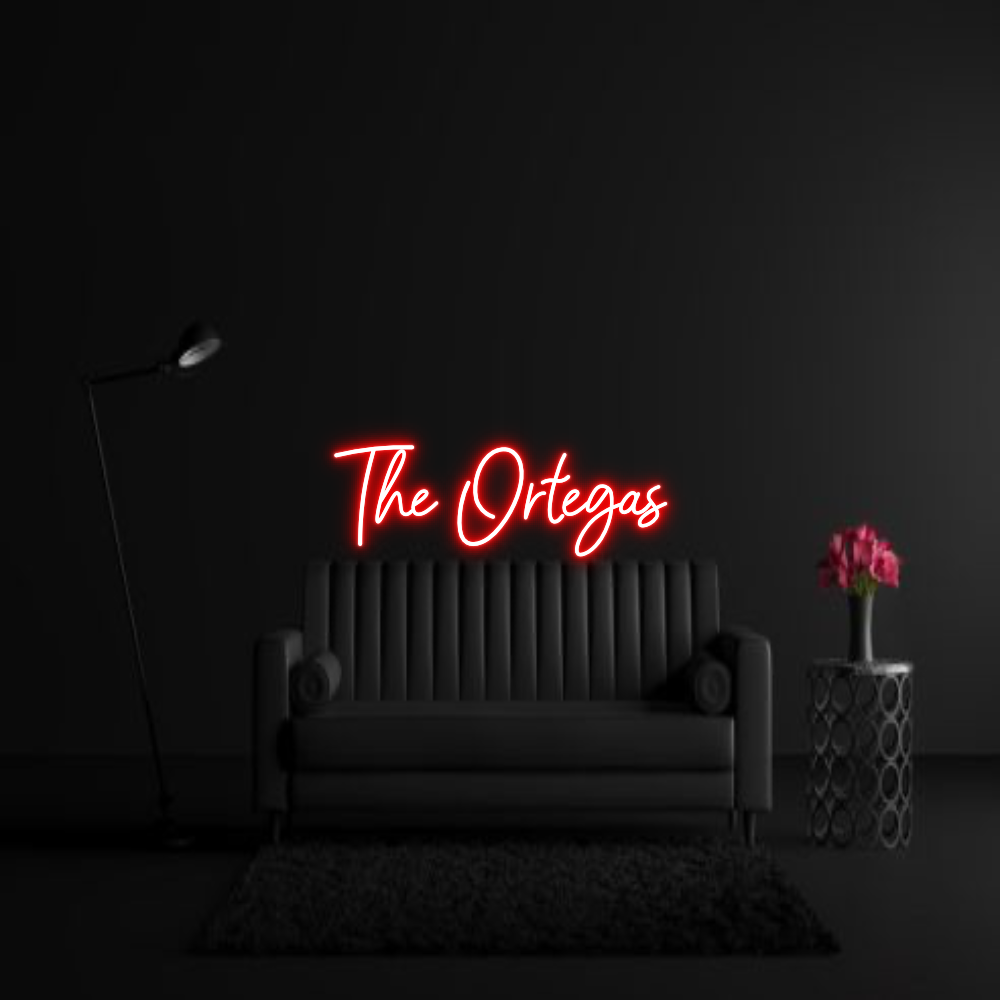 CREATE YOUR OWN WEDDING NEON SIGN The Ortegas