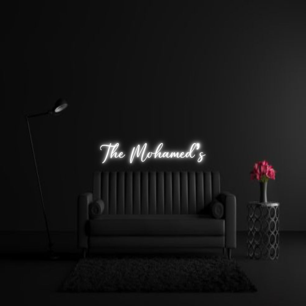 CREATE YOUR OWN WEDDING NEON SIGN The Mohamed’s