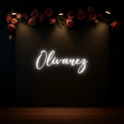 CREATE YOUR OWN WEDDING NEON SIGN Olivarez