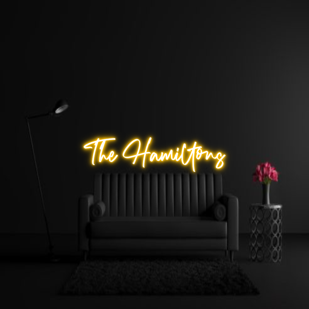 CREATE YOUR OWN WEDDING NEON SIGN The Hamiltons