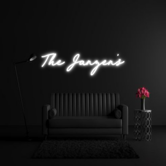 CREATE YOUR OWN WEDDING NEON SIGN The Janzen's