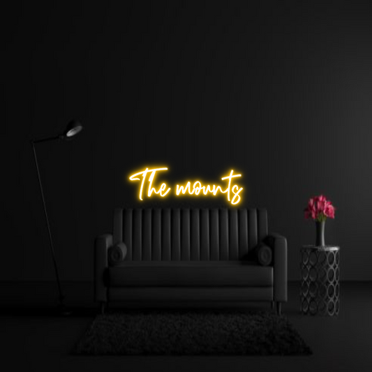 CREATE YOUR OWN WEDDING NEON SIGN The mounts