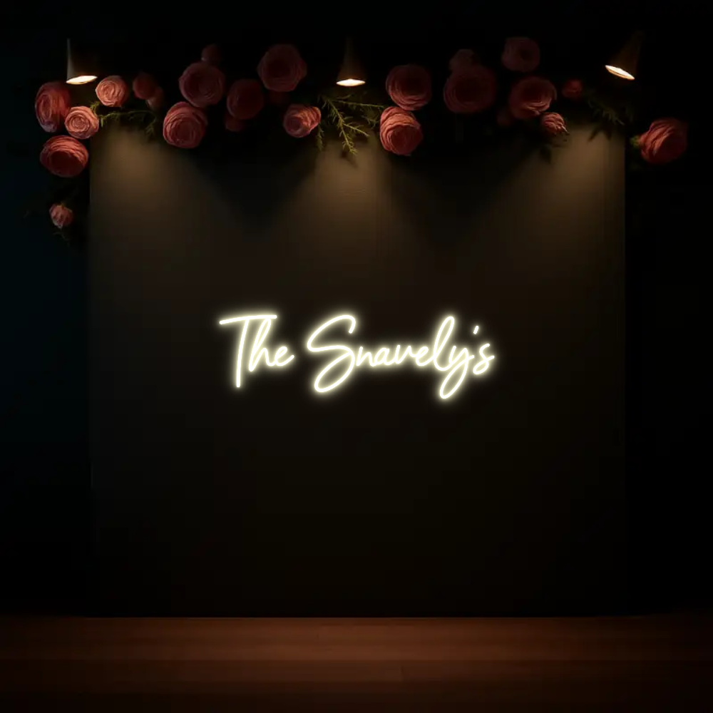 CREATE YOUR OWN WEDDING NEON SIGN The Snavely’s