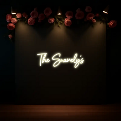 CREATE YOUR OWN WEDDING NEON SIGN The Snavely’s
