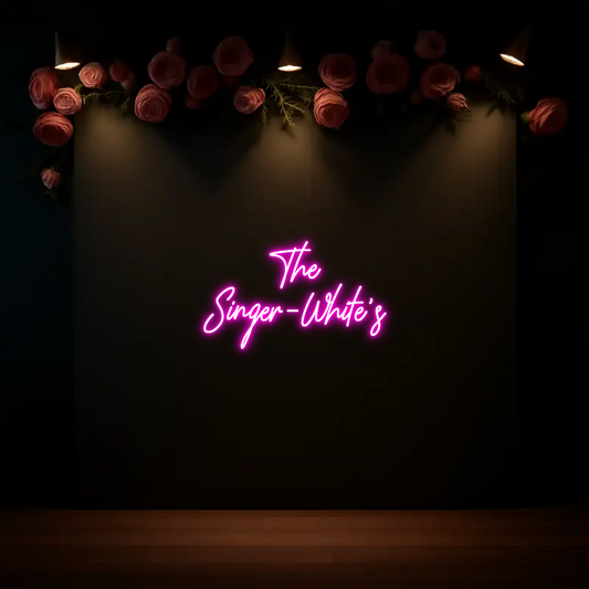 CREATE YOUR OWN WEDDING NEON SIGN The
Singer-W...