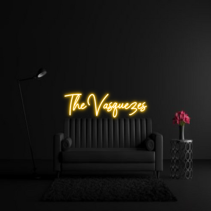 CREATE YOUR OWN WEDDING NEON SIGN The Vasquezes