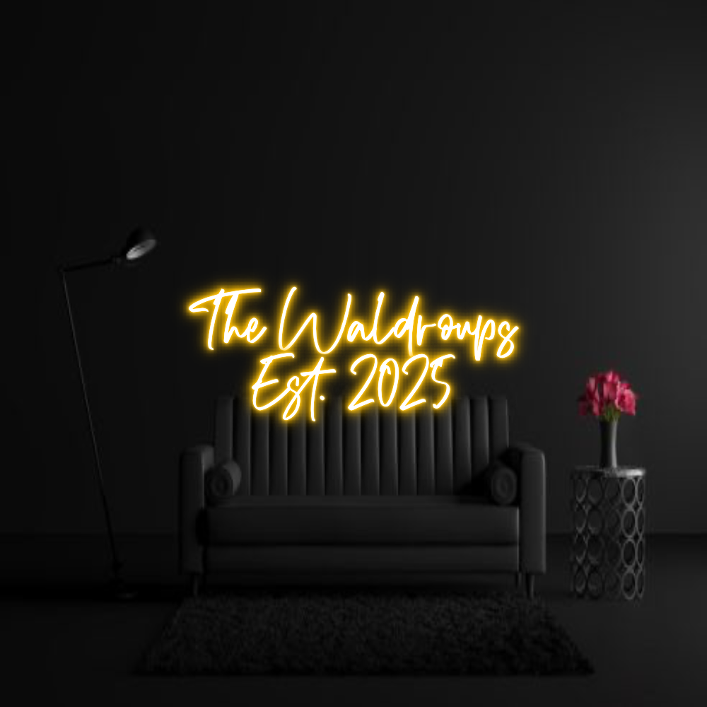 CREATE YOUR OWN WEDDING NEON SIGN The Waldroups...