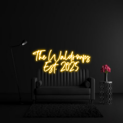 CREATE YOUR OWN WEDDING NEON SIGN The Waldroups...