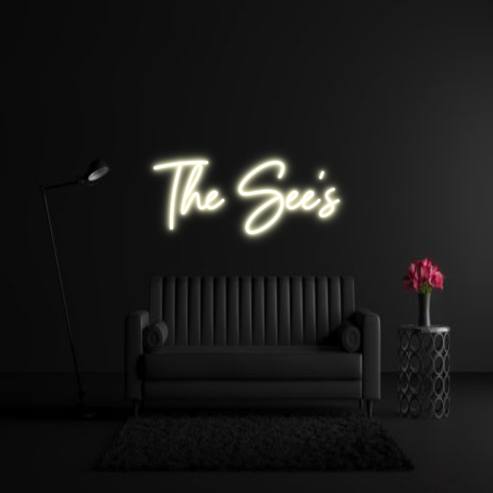 CREATE YOUR OWN WEDDING NEON SIGN The See's