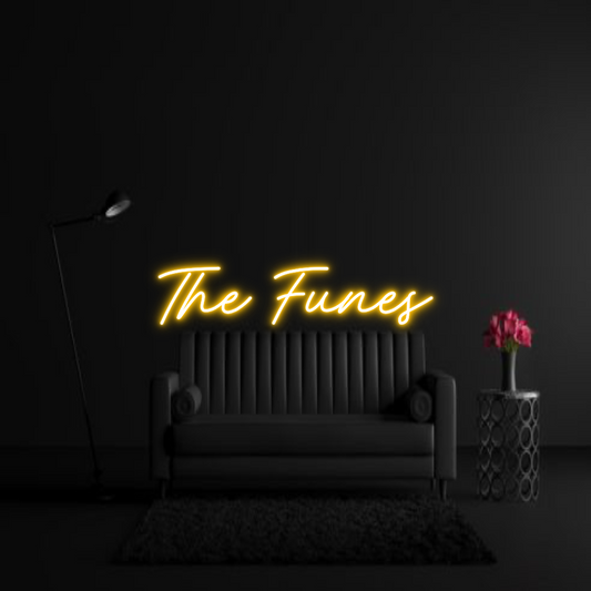 CREATE YOUR OWN WEDDING NEON SIGN The Funes