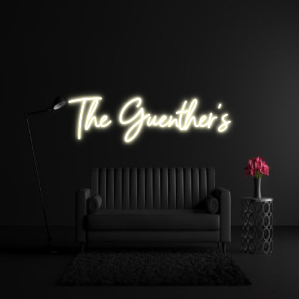 CREATE YOUR OWN WEDDING NEON SIGN The Guenther’s