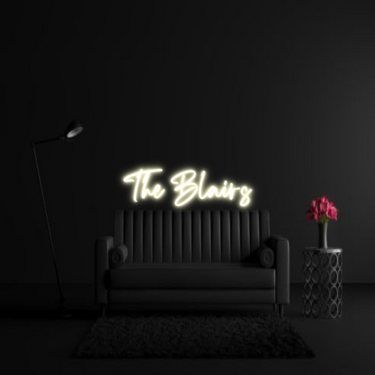 CREATE YOUR OWN WEDDING NEON SIGN The Blairs