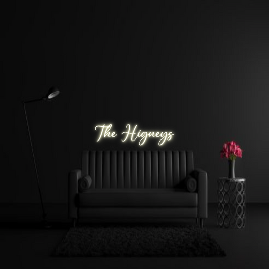 CREATE YOUR OWN WEDDING NEON SIGN The Higneys
