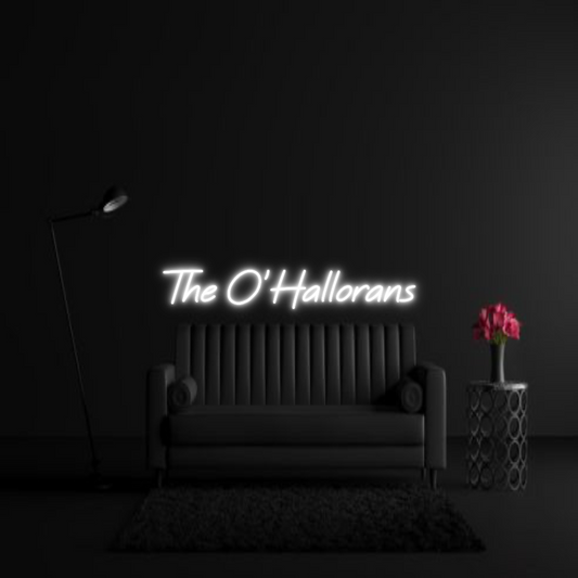 CREATE YOUR OWN WEDDING NEON SIGN The O’Hallorans
