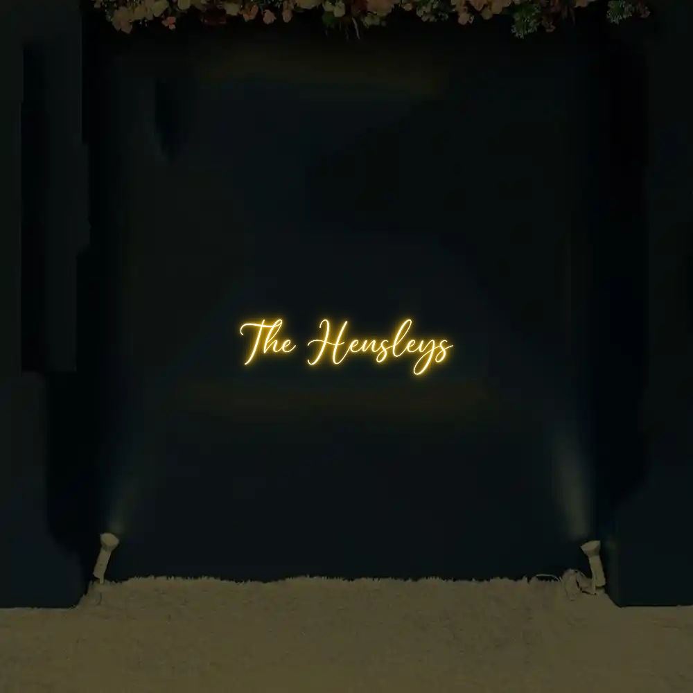 CREATE YOUR OWN WEDDING NEON SIGN The Hensleys