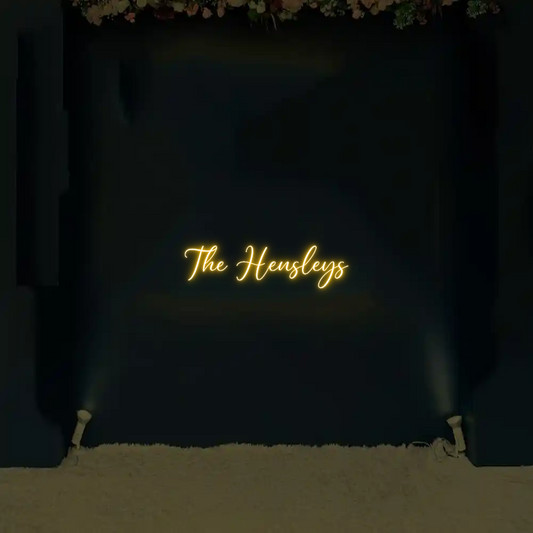 CREATE YOUR OWN WEDDING NEON SIGN The Hensleys