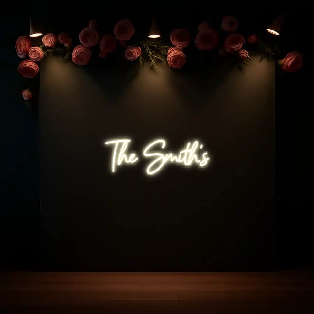 CREATE YOUR OWN WEDDING NEON SIGN The Smith’s