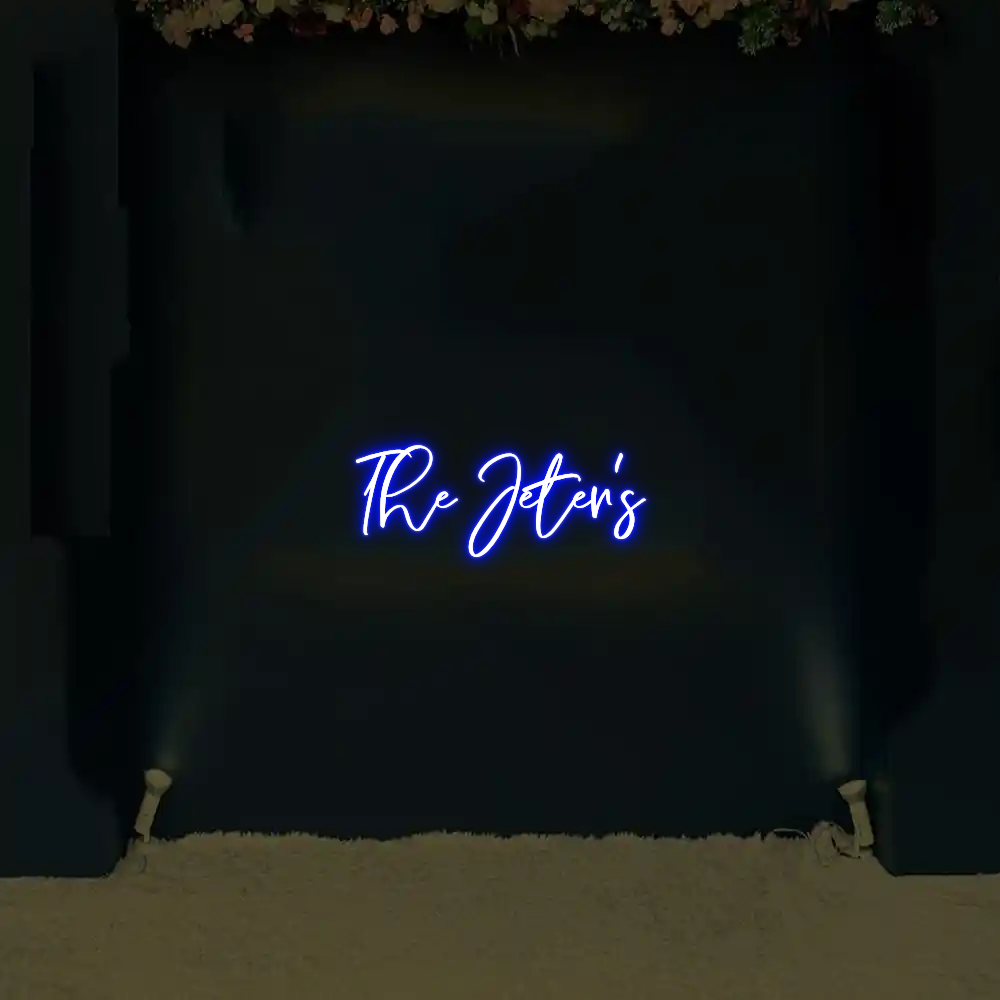 CREATE YOUR OWN WEDDING NEON SIGN The Jeter's