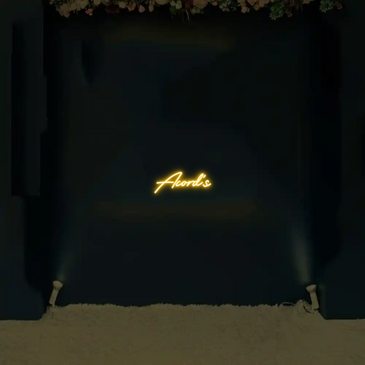 CREATE YOUR OWN WEDDING NEON SIGN Acord’s