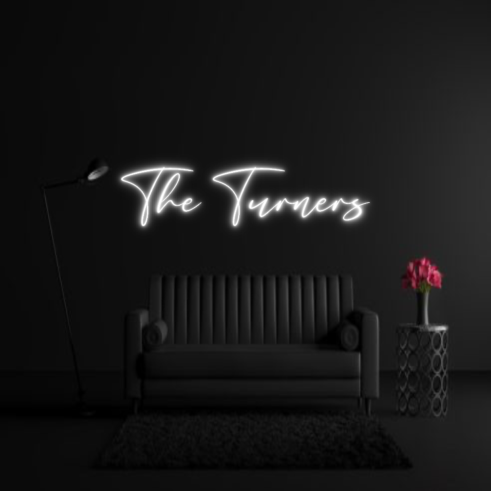 CREATE YOUR OWN WEDDING NEON SIGN The Turners