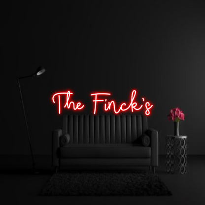 CREATE YOUR OWN WEDDING NEON SIGN The Finck’s