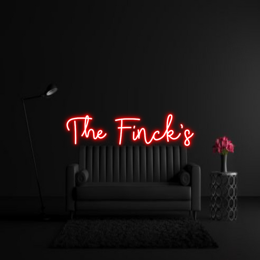 CREATE YOUR OWN WEDDING NEON SIGN The Finck’s