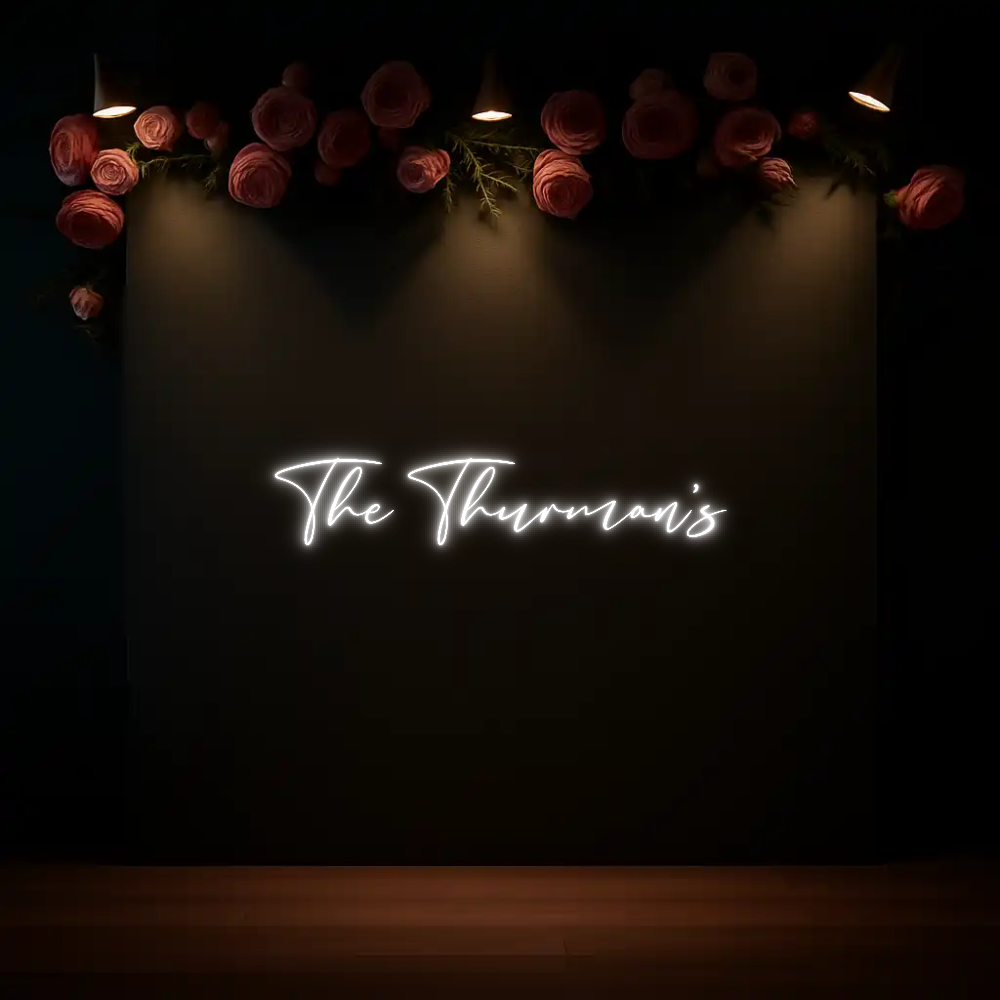 CREATE YOUR OWN WEDDING NEON SIGN The Thurman’s