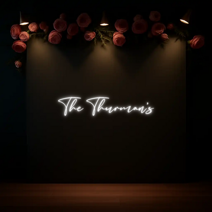 CREATE YOUR OWN WEDDING NEON SIGN The Thurman’s