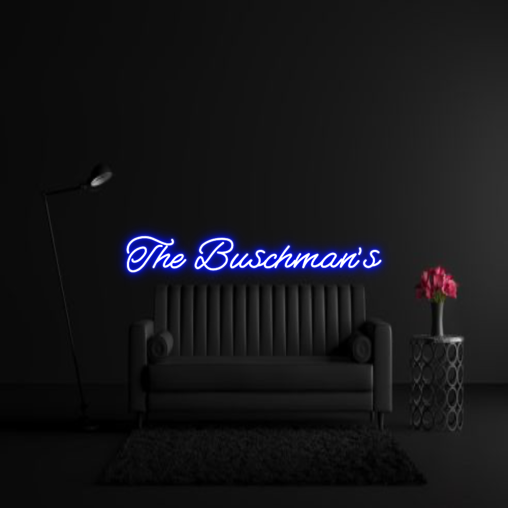 CREATE YOUR OWN WEDDING NEON SIGN The Buschman’s