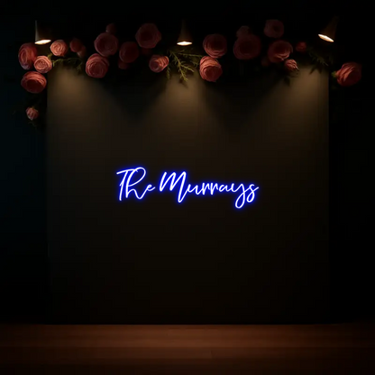 CREATE YOUR OWN WEDDING NEON SIGN The Murrays