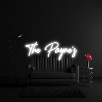 CREATE YOUR OWN WEDDING NEON SIGN The Payne’s