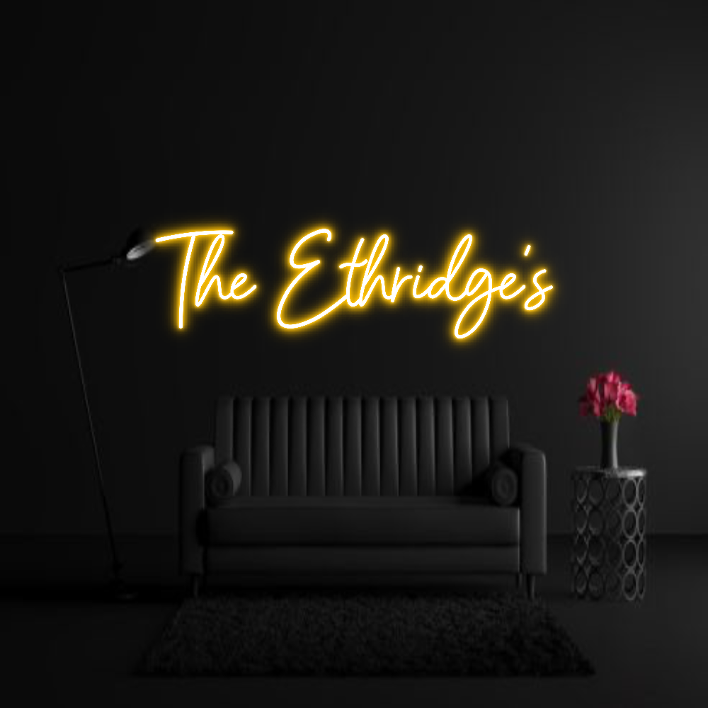 CREATE YOUR OWN WEDDING NEON SIGN The Ethridge’s