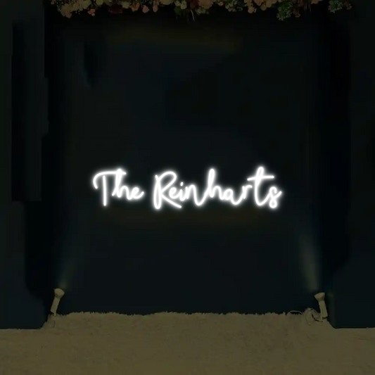 CREATE YOUR OWN WEDDING NEON SIGN The Reinharts
