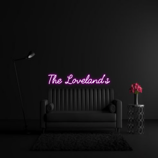 CREATE YOUR OWN WEDDING NEON SIGN The Loveland's