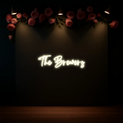 CREATE YOUR OWN WEDDING NEON SIGN The Brewers
