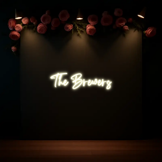 CREATE YOUR OWN WEDDING NEON SIGN The Brewers