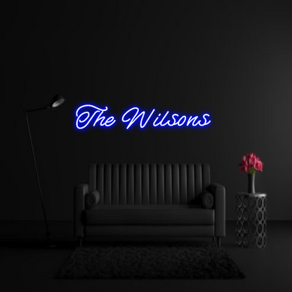 CREATE YOUR OWN WEDDING NEON SIGN The Wilsons