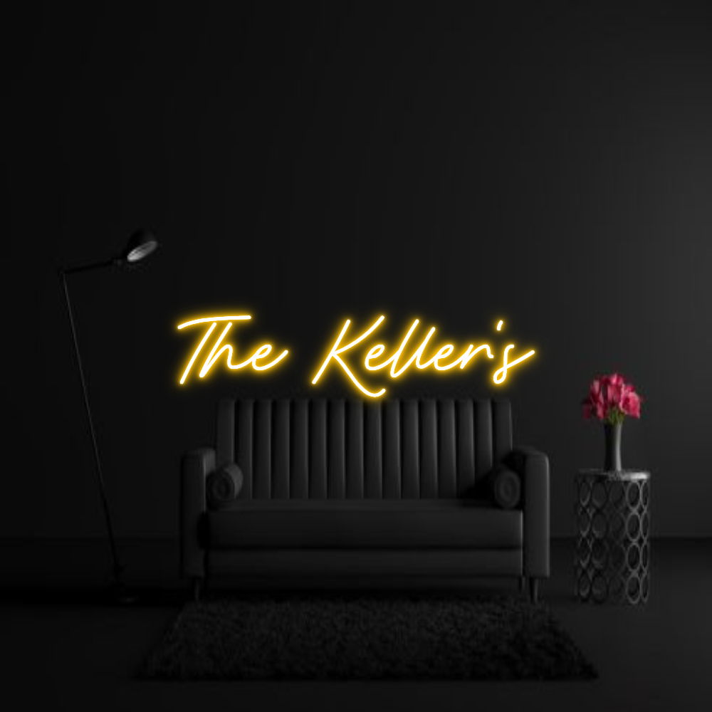 CREATE YOUR OWN WEDDING NEON SIGN The Keller's