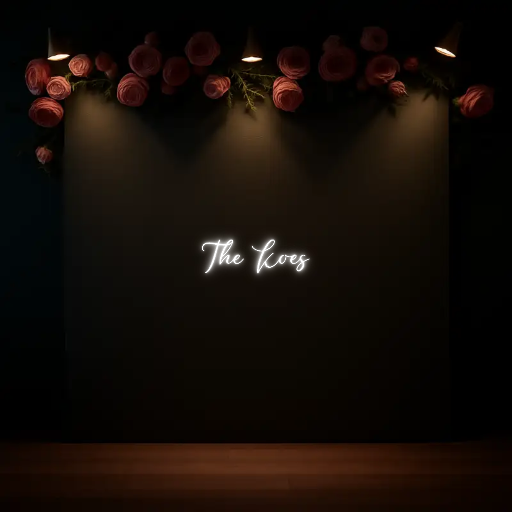CREATE YOUR OWN WEDDING NEON SIGN The Koes
