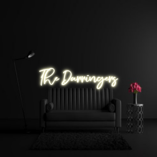 CREATE YOUR OWN WEDDING NEON SIGN The Darringers