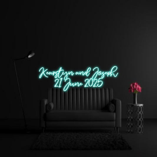 CREATE YOUR OWN WEDDING NEON SIGN Kearstyn and ...
